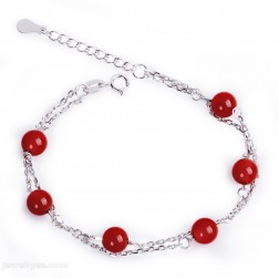 Silver Bracelet-Middle Class-Fashion style-DE84048