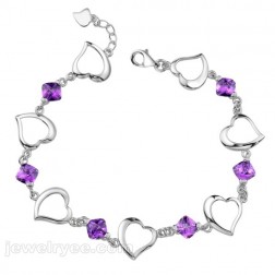 Crystal Bracelet-Middle Class-Heart style-DE84069
