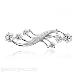 Silver Brooch-Middle Class-Fashion style-DE84049