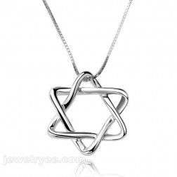 Silver Necklace-Fine Jewelry-Heart style-DE84159