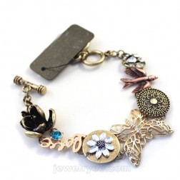 Antique Bracelet-Middle Class-Butterfly style-DE84193