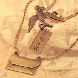 Bib Necklace-Cheap Jewelry-Antique style-DE82532