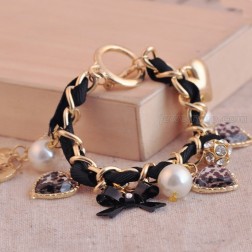 Charm Bracelet-Cheap Jewelry-Heart style-DE82703