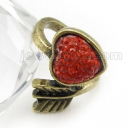 Cocktail Rings-Cheap Jewelry-Heart style-DE82852