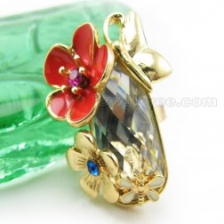 Flower Rings-Cheap Jewelry-Butterfly style-DE82908