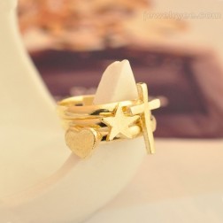 Antique Rings-Cheap Jewelry-Cross style-DE82119