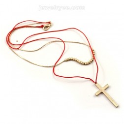 Bib Necklace-Cheap Jewelry-Cross style-DE83273