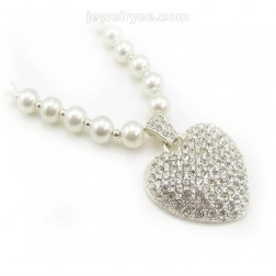 Pendant Necklaces-Middle Class-Heart style-DE83328