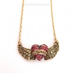 Chain Necklace-Cheap Jewelry-Heart style-DE83257