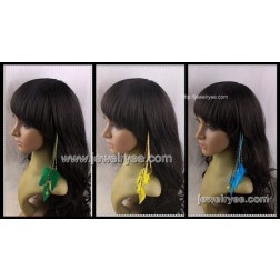 Cheap Feather Hair Extensions-Wholesale Feather Hair Extensions-Fashion Bird Feather-HF100010121
