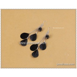 Cheap Feather Earrings-Wholesale Feather Earrings-Fashion Bird Feather-HF100010202