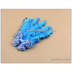 Cheap Feather Brooch-Wholesale Feather Brooch-Butterfly Bird Feather-HF100010291