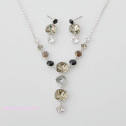 Black Swarovski Crystal Jewelry Sets-Fine Jewelry-Animal Shape style-JE22227