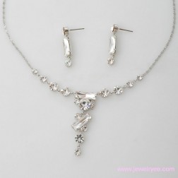 White Swarovski Crystal Jewelry Sets-Fine Jewelry-Animal Shape style-JE22395