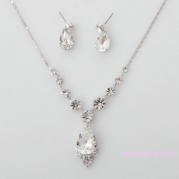White Swarovski Crystal Jewelry Sets-Fine Jewelry-Animal Shape style-JE22212