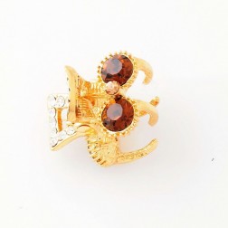 Yellow Alloy Hair Accessories-Middle Class-Fashion style-JE30309