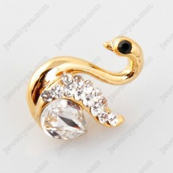 White Swarovski Crystal Brooch-Middle Class-Fashion style-JE22738
