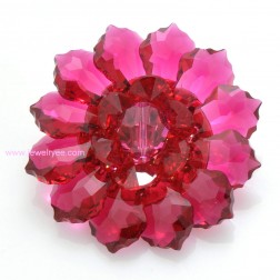 Red Swarovski Crystal Brooch-Fine Jewelry-Animal Shape style-JE22162