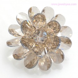 White Swarovski Crystal Brooch-Fine Jewelry-Animal Shape style-JE22379
