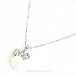 White Freshwater Pearl Necklace-Middle Class-Animal Shape style-JE22327