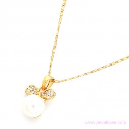 White Freshwater Pearl Necklace-Middle Class-Animal Shape style-JE22404