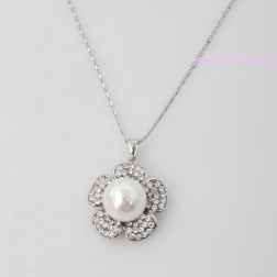 White Freshwater Pearl Necklace-Middle Class-Animal Shape style-JE22288