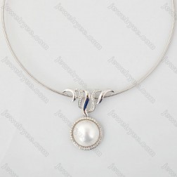 White Freshwater Pearl Necklace-Middle Class-Fashion style-JE22737