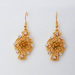 White Alloy Earrings-Middle Class-Fashion style-JE30148