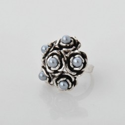 Black Alloy Ring-Middle Class-Fashion style-JE30237