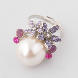 Purple Alloy Ring-Middle Class-Fashion style-JE30184