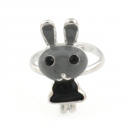 Black Alloy Ring-Middle Class-Animal Shape style-JE30174
