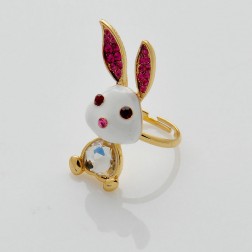 White Alloy Ring-Middle Class-Fashion style-JE30521