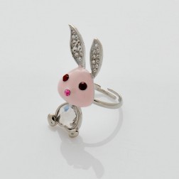 Pink Alloy Ring-Middle Class-Fashion style-JE30854