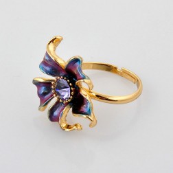 Blue Alloy Ring-Middle Class-Fashion style-JE30241