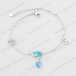 Blue Rhinestone Collections-Middle Class-Fashion style-CO23594
