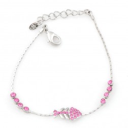 Pink Alloy Bracelet-Middle Class-Fashion style-JE30344