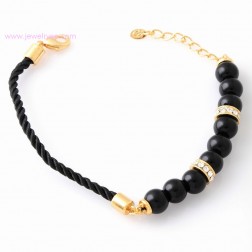 Black Freshwater Pearl Bracelet-Middle Class-Animal Shape style-JE22249