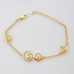 White Alloy Bracelet-Middle Class-Fashion style-JE30778