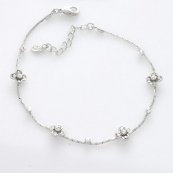 White Rhinestone Bracelet-Middle Class-Fashion style-JE30735