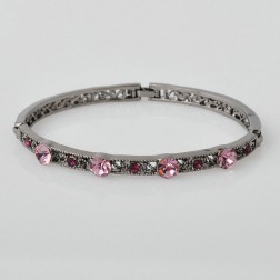 Purple Alloy Bracelet-Middle Class-Antique style-JE30602