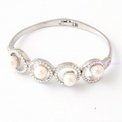 White Freshwater Pearl Bracelet-Middle Class-Animal Shape style-JE22146