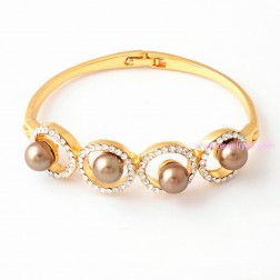 White Freshwater Pearl Bracelet-Middle Class-Animal Shape style-JE22129