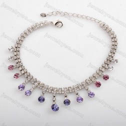 Purple Alloy Bracelet-Middle Class-Fashion style-JE23736