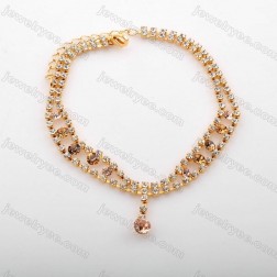 Yellow Alloy Bracelet-Middle Class-Fashion style-JE23744