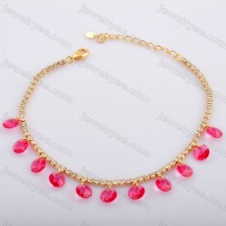 Pink Alloy Bracelet-Middle Class-Fashion style-JE23323