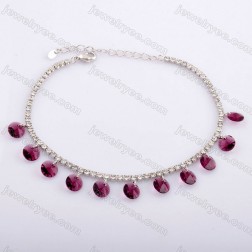 Purple Alloy Bracelet-Middle Class-Fashion style-JE23326