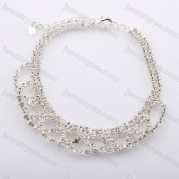 White Alloy Bracelet-Middle Class-Fashion style-JE23740