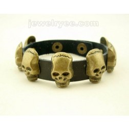 Leather Bracelet-Cheap Jewelry-Punk style-SE68086