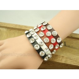 Leather Bracelet-Cheap Jewelry-Fashion style-SE68244