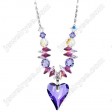Purple Swarovski Crystal Necklace-Fine Jewelry-Fashion style-JE22945